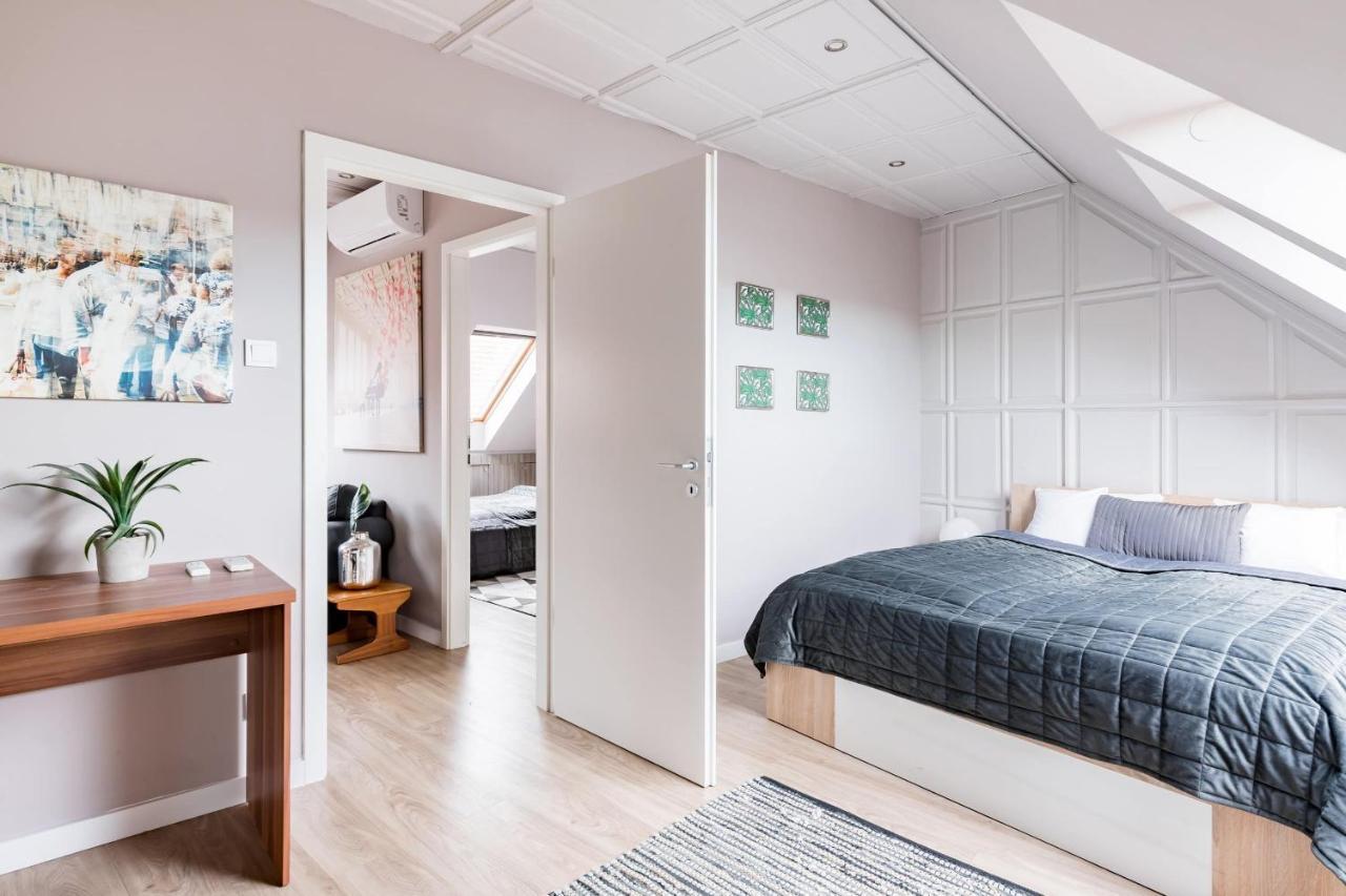 Sunny And Central Penthouse With Private Garage Budapest Ngoại thất bức ảnh